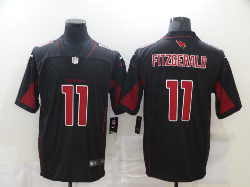Men Arizona Cardinals 11 Fitzgerald Black Nike Vapor Untouchable Limited 2020 NFL Nike Jerseys